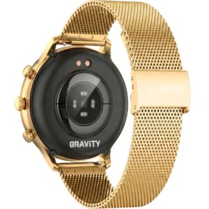 Smartwatch Gravity Złoty Pasek i Bransoleta GT5-3
