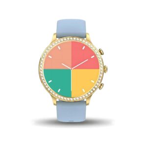 Smartwatch Gravity Złoty Pasek i Bransoleta GT5-4