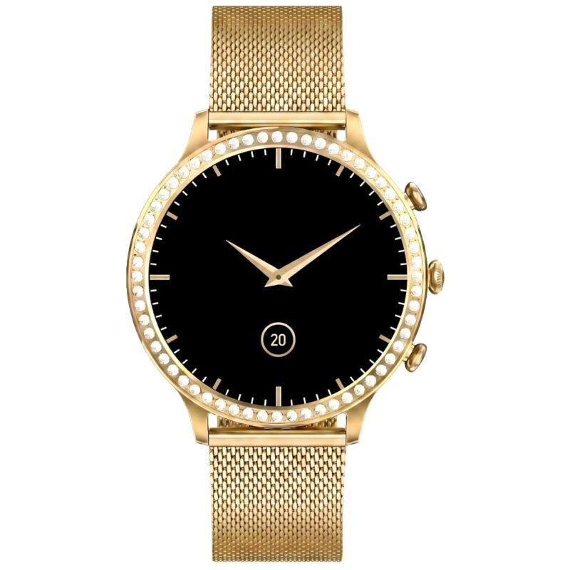 Smartwatch Gravity Złoty Pasek i Bransoleta GT5-4