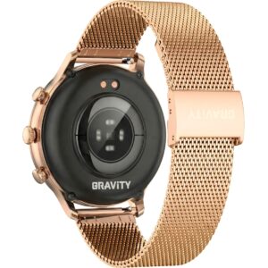Smartwatch Gravity Różowe Złoto Pasek i Bransoleta GT5-6