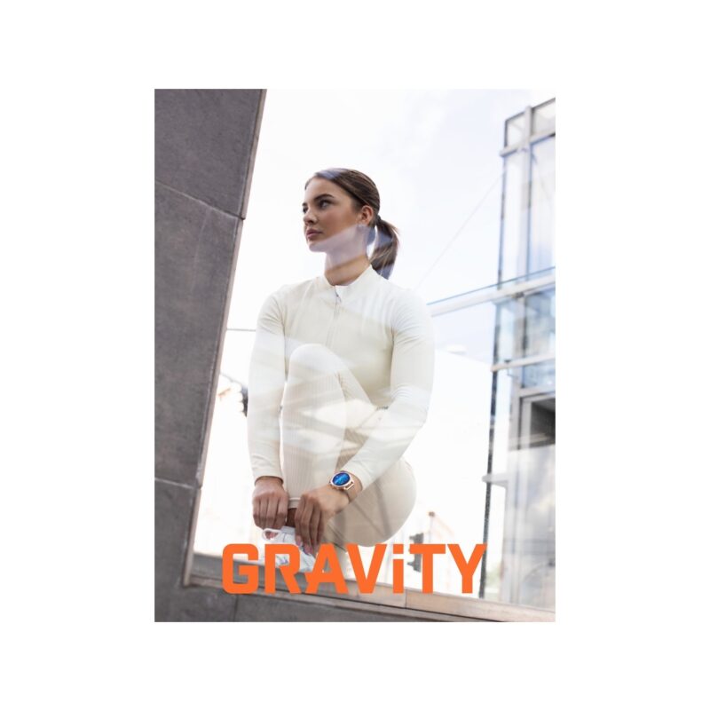 Smartwatch Gravity Różowe Złoto Pasek i Bransoleta GT5-6