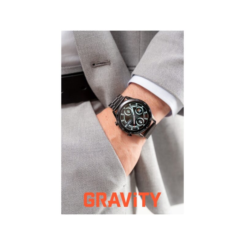 Smartwatch Gravity Czarny Bransoleta i Pasek GT10-1