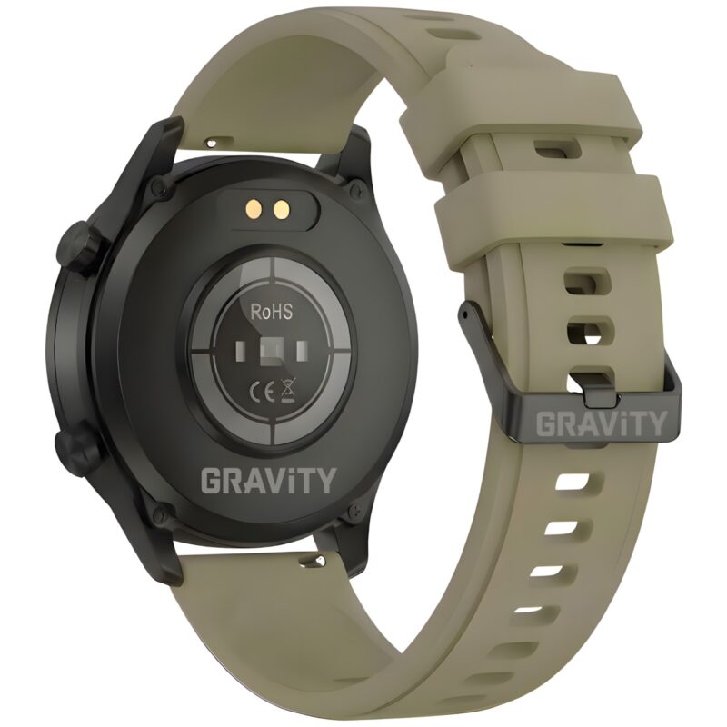 Smartwatch Gravity Czarny 2 Paski GT10-2