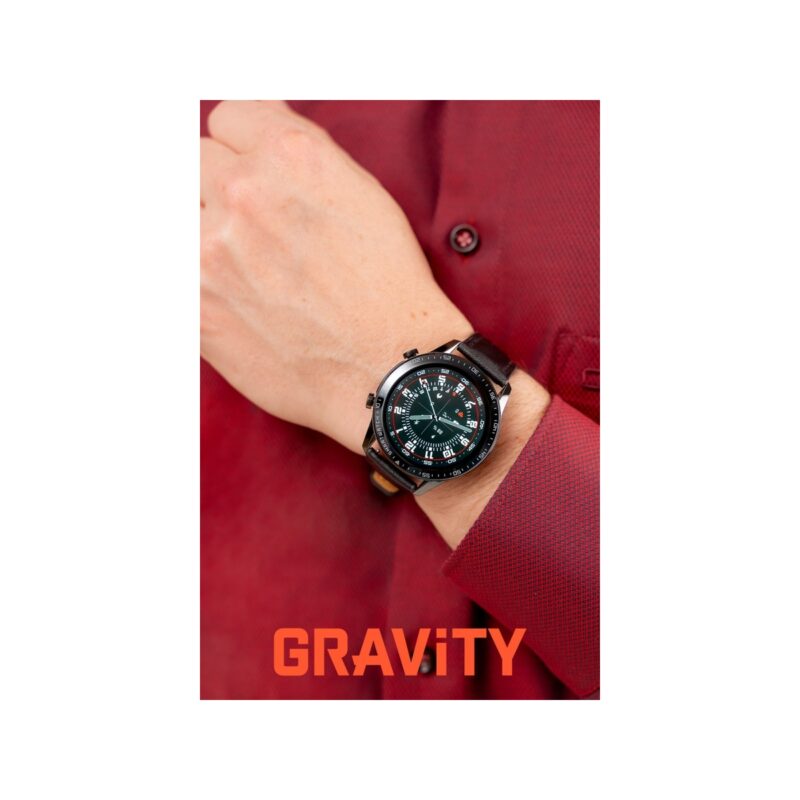 92_45_64_max Smartwatch Gravity Czarny 2 Paski GT10-3