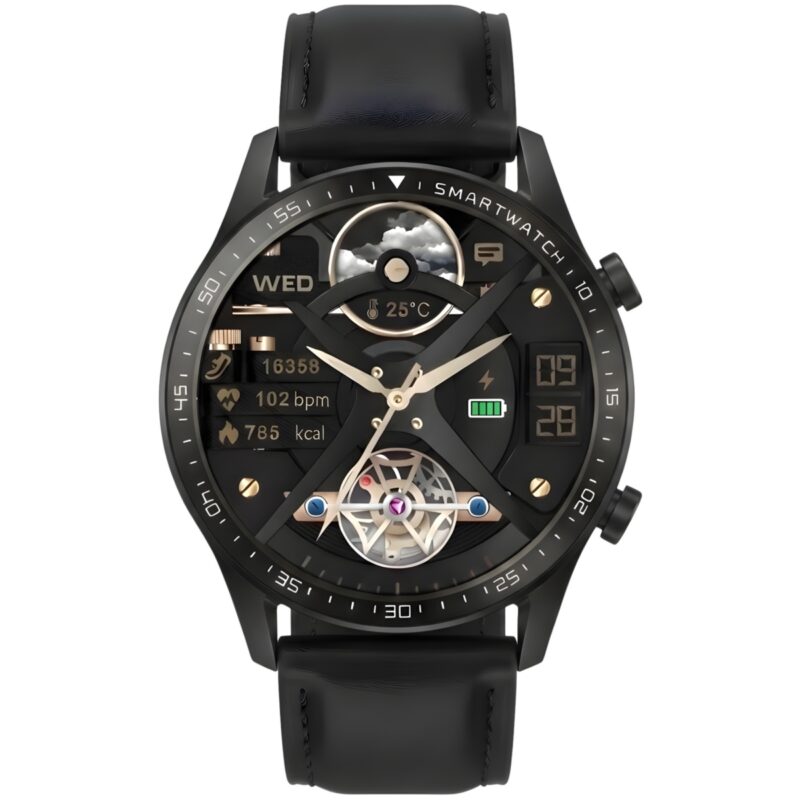 92_45_70_max Smartwatch Gravity Czarny 2 Paski GT10-3