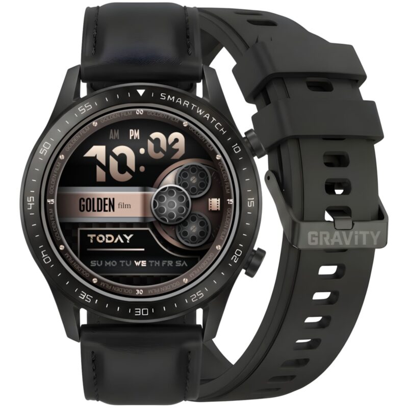92_45_75_max Smartwatch Gravity Czarny 2 Paski GT10-3