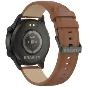 92_46_92_max Smartwatch Gravity Czarny 2 Paski GT10-4