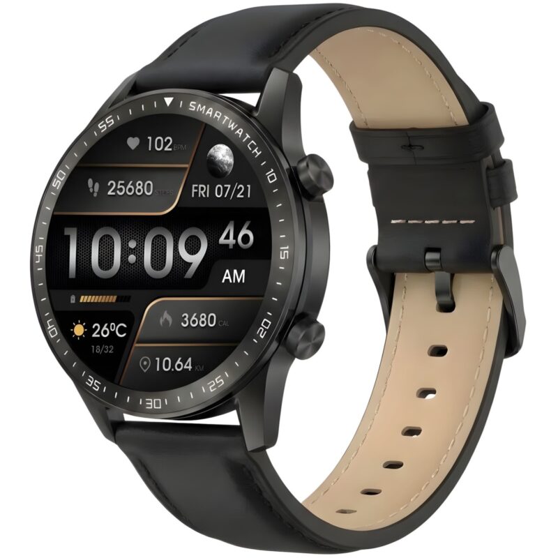 Smartwatch Gravity Czarny 2 Paski GT10-5