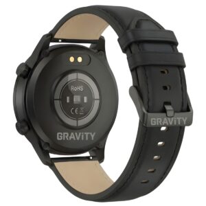 Smartwatch Gravity Czarny 2 Paski GT10-5