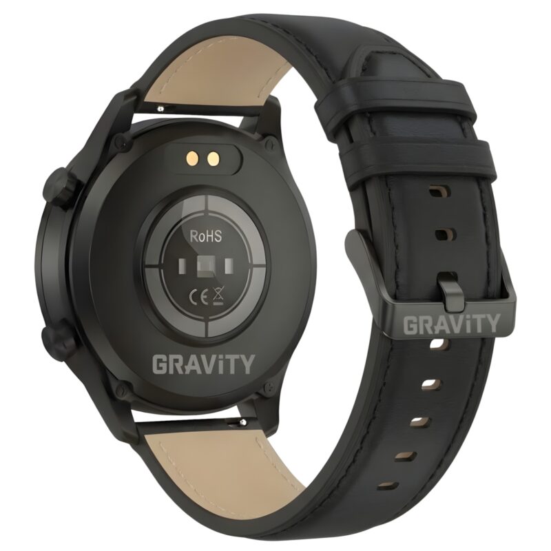 Smartwatch Gravity Czarny 2 Paski GT10-5