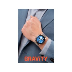 Smartwatch Gravity Srebrny Bransoleta + Pasek GT10-6