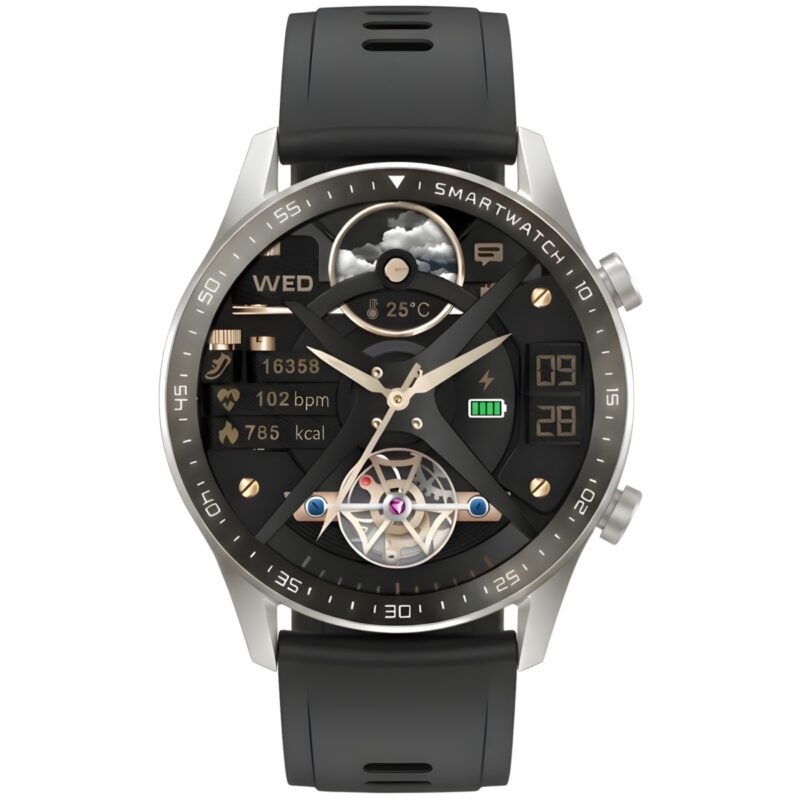 Smartwatch Gravity Srebrny Bransoleta + Pasek GT10-6