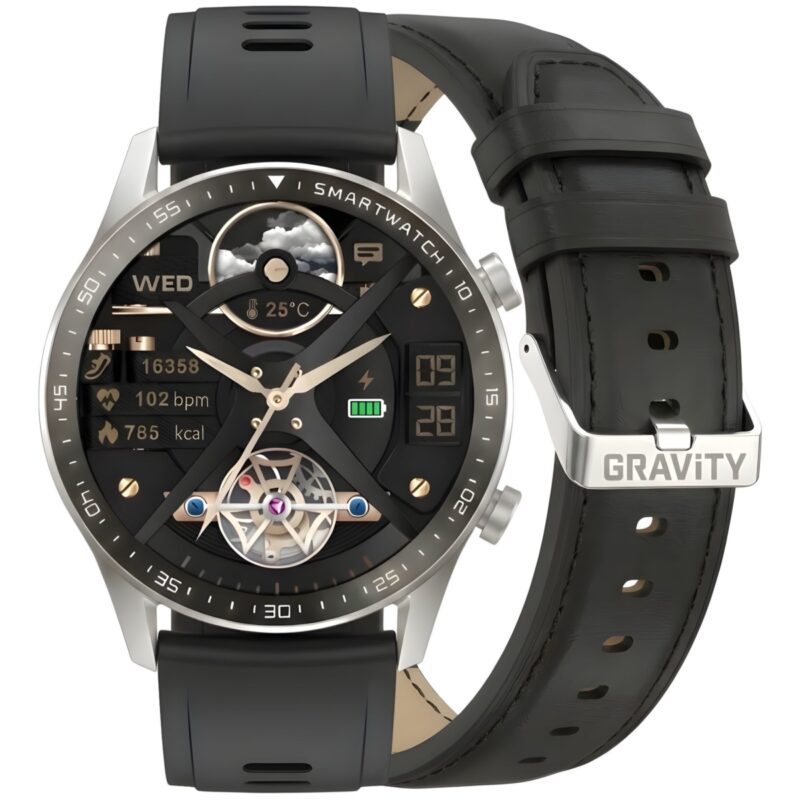 92_49_132_max Smartwatch Gravity Srebrny 2 Paski GT10-7