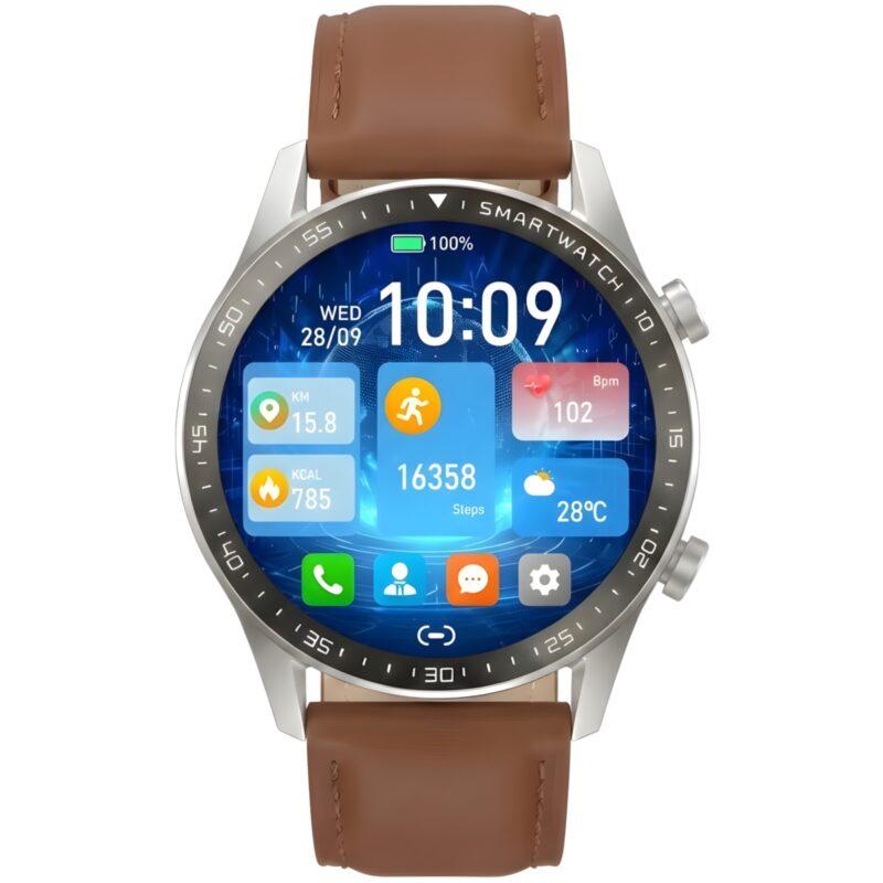 92_50_102_max Smartwatch Gravity Srebrny 2 Paski GT10-8