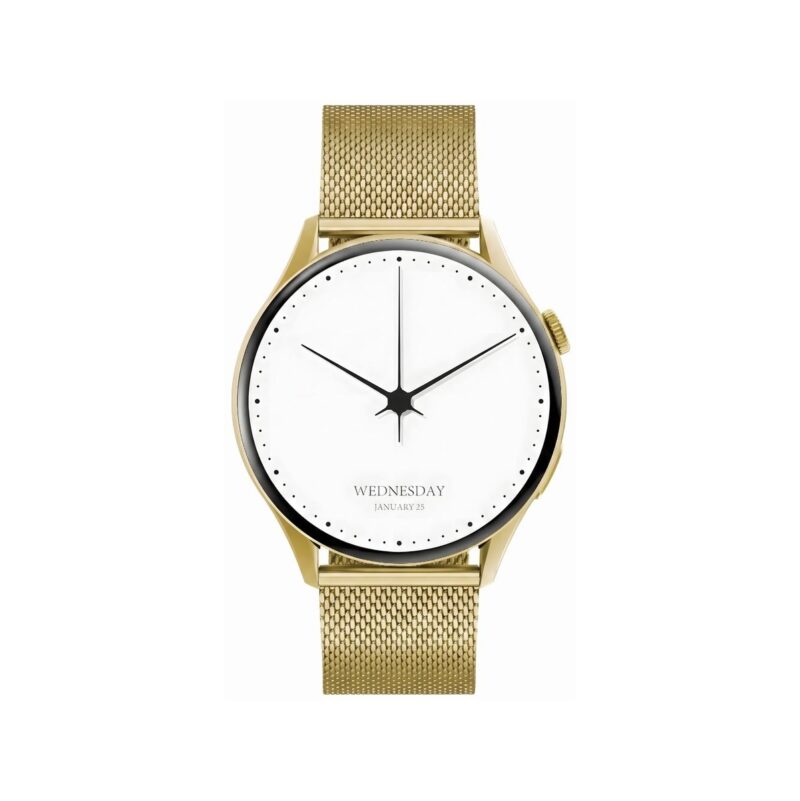 Smartwatch Gravity Złoty Pasek + Bransoleta GT11-1