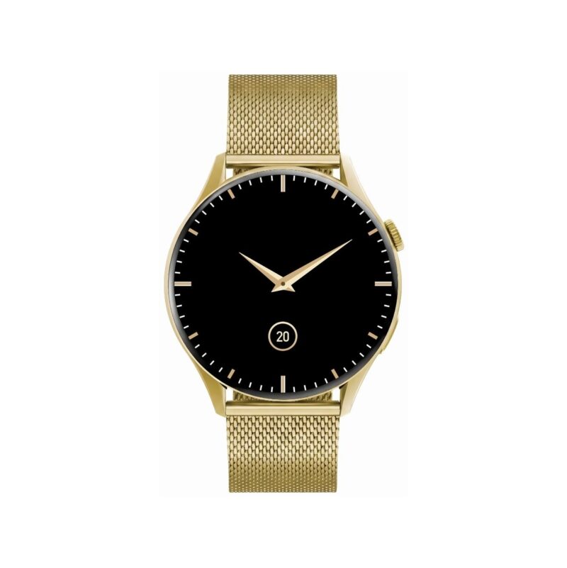 Smartwatch Gravity Złoty Pasek + Bransoleta GT11-4