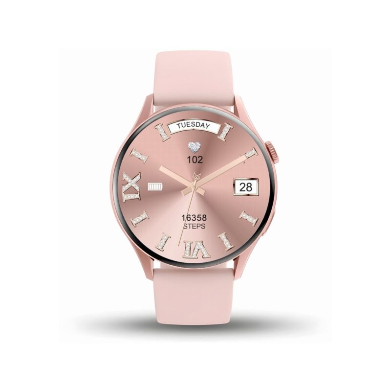 Smartwatch Gravity Różowe Złoto Pasek + Bransoleta GT11-5