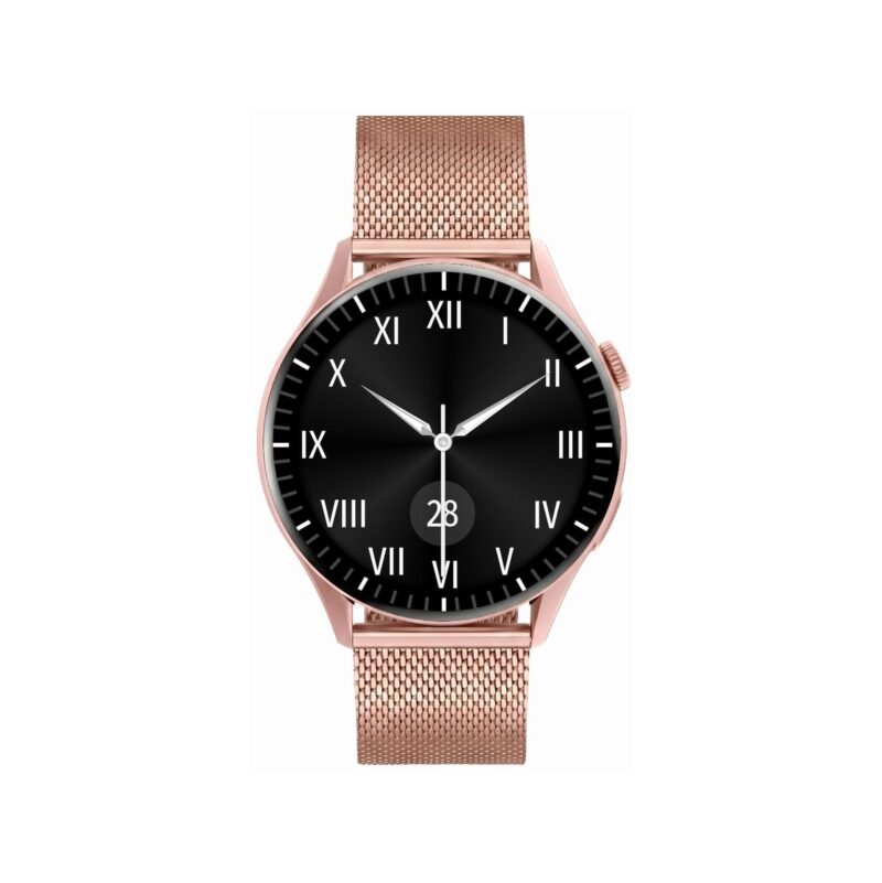 Smartwatch Gravity Różowe Złoto Pasek + Bransoleta GT11-5