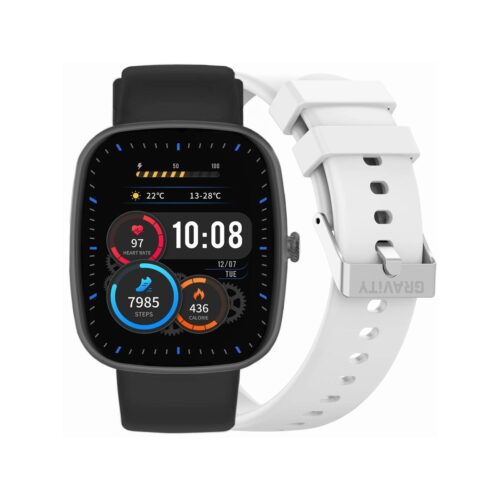 Smartwatch Gravity Czarny 2 Paski GT18-10