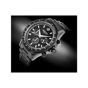 Zegarek Męski Giewont Chronograph Sapphire Czarny GW3520-B1
