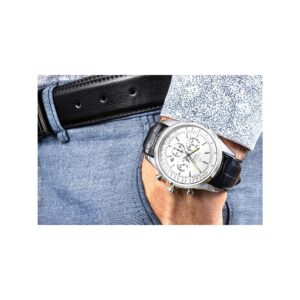Zegarek Męski Giewont Chronograph Sapphire Srebrny GW7650-A1