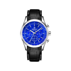 Zegarek Męski Giewont Chronograph Sapphire Srebrno Niebieski GW7650-A3