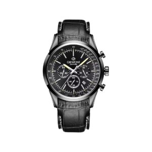 Zegarek Męski Giewont Chronograph Sapphire Czarny GW7650-A4