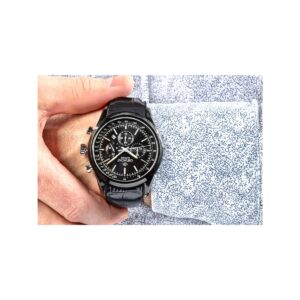 Zegarek Męski Giewont Chronograph Sapphire Czarny GW7650-A4