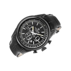 Zegarek Męski Giewont Chronograph Sapphire Czarny GW7650-A4