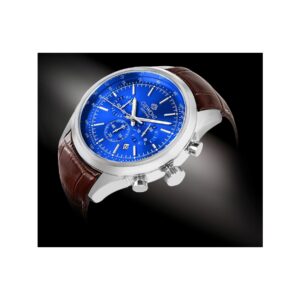 Zegarek Męski Giewont Chronograph Sapphire Srebrno Niebieski GW7650-A5