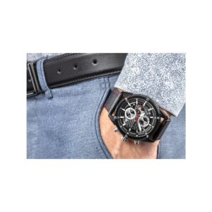 Zegarek Męski Giewont Chronograph Sapphire Czarny GW8810-A1
