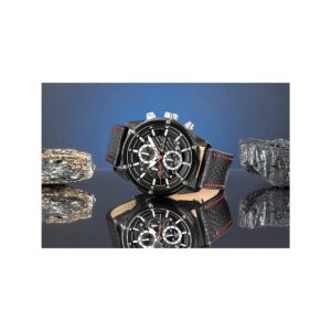 Zegarek Męski Giewont Chronograph Sapphire Czarny GW8810-A1