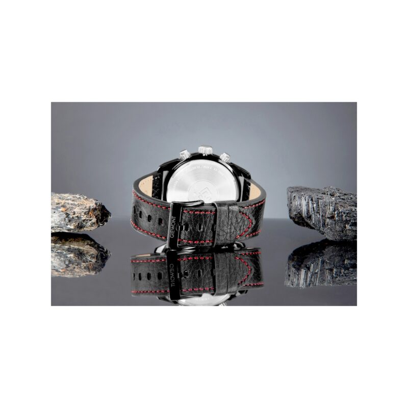 Zegarek Męski Giewont Chronograph Sapphire Czarny GW8810-A1