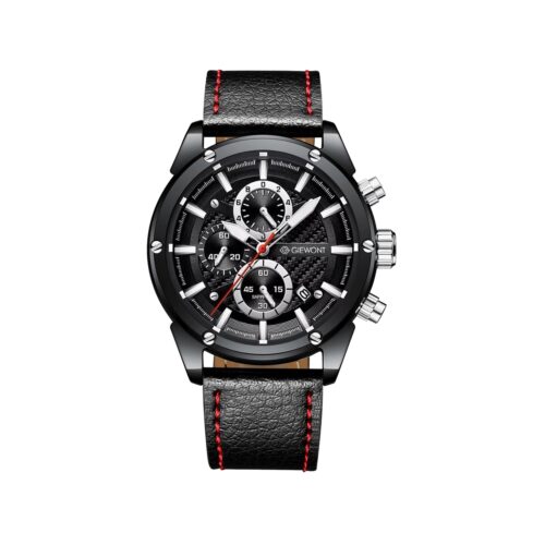 Zegarek Męski Giewont Chronograph Sapphire Czarny GW8810-A1
