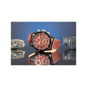 Zegarek Męski Giewont Chronograph Sapphire Czarno Brązowy GW8810-A3