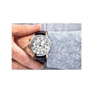 Zegarek Męski Giewont Chronograph Sapphire Srebrny GW6260-A1