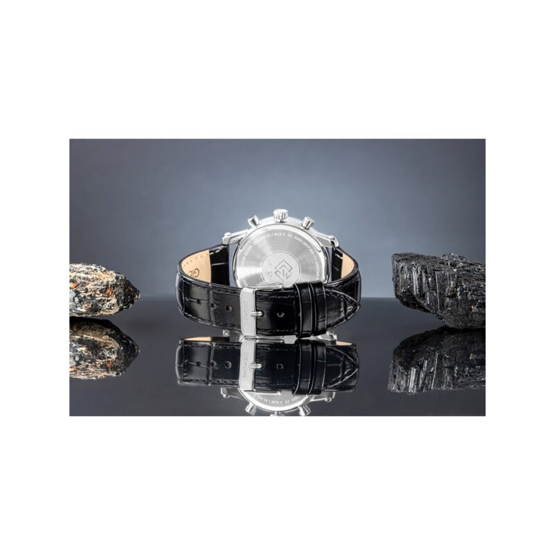 Zegarek Męski Giewont Chronograph Sapphire Srebrny GW6260-A1