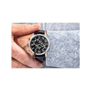 Zegarek Męski Giewont Chronograph Sapphire Srebrno Czarny GW6260-A2