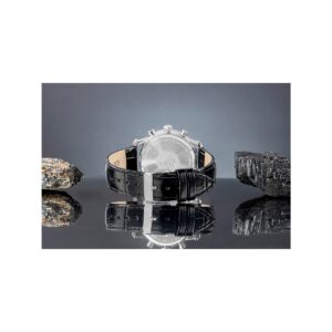 Zegarek Męski Giewont Chronograph Sapphire Srebrno Czarny GW6260-A2