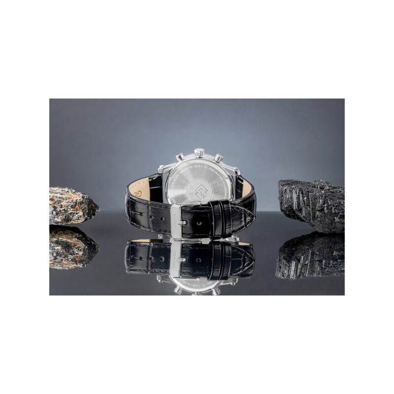 Zegarek Męski Giewont Chronograph Sapphire Srebrno Niebieski GW6260-A4