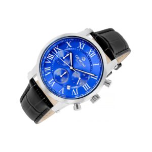 Zegarek Męski Giewont Chronograph Sapphire Srebrno Niebieski GW6260-A4