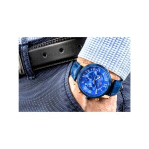 Zegarek Męski Giewont Chronograph Sapphire Miedziano Niebieski GW6260-A5