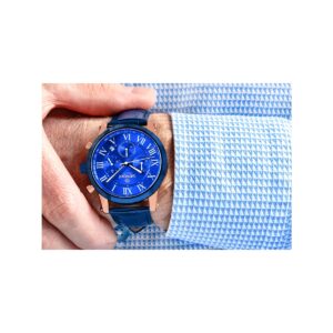 Zegarek Męski Giewont Chronograph Sapphire Miedziano Niebieski GW6260-A5