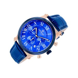 Zegarek Męski Giewont Chronograph Sapphire Miedziano Niebieski GW6260-A5