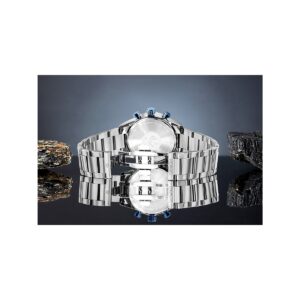 Zegarek Męski Giewont Chronograph Sapphire Srebrno Czarny GW9140-B1