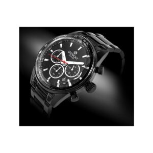 Zegarek Męski Giewont Chronograph Sapphire Czarny GW9140-B2