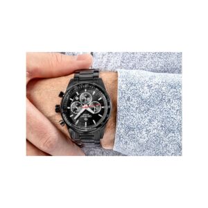 Zegarek Męski Giewont Chronograph Sapphire Czarny GW9140-B2