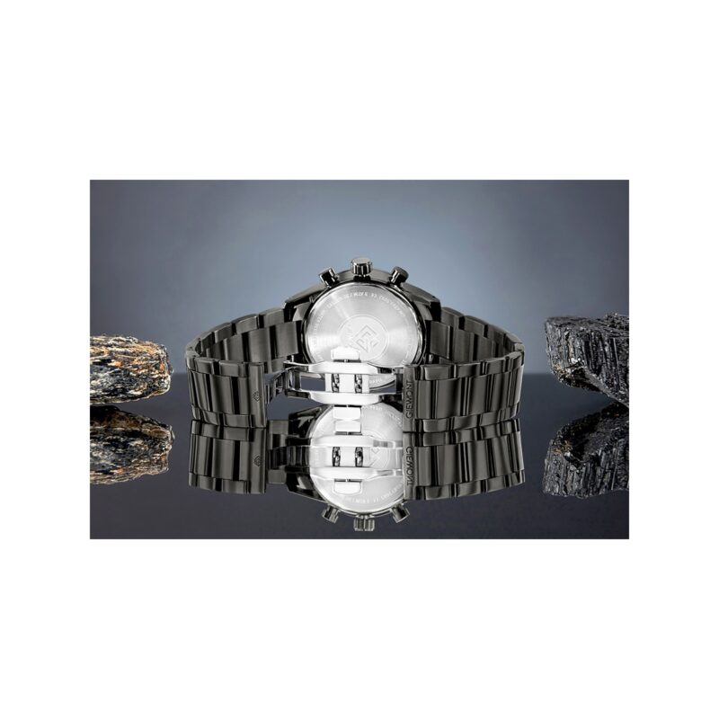 Zegarek Męski Giewont Chronograph Sapphire Czarny GW9140-B2