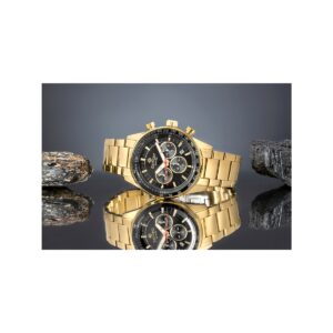 Zegarek Męski Giewont Chronograph Sapphire Złoto Czarny GW9140-B4