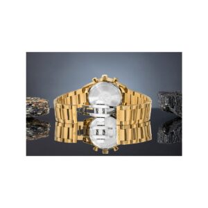 Zegarek Męski Giewont Chronograph Sapphire Złoto Czarny GW9140-B4